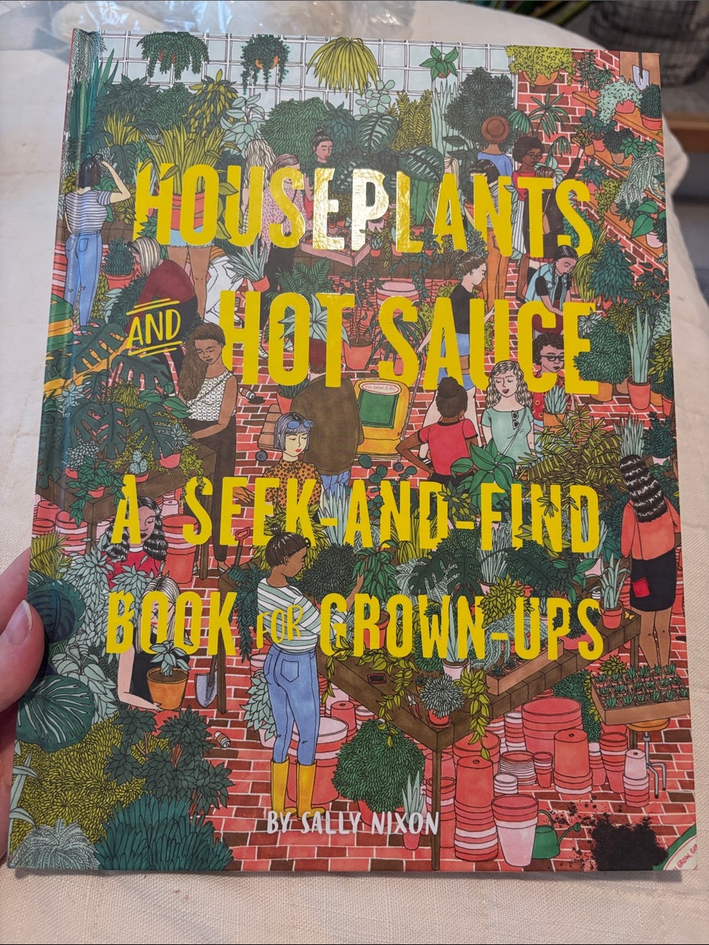 Houseplants and Hot Sauce: A Seek-and-Find Book for Grown-Ups